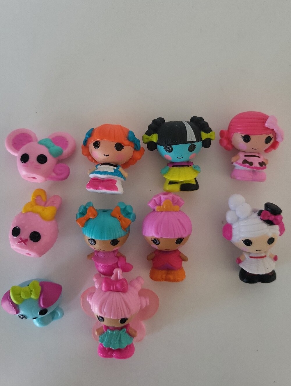 Lalaloopsy Tinies Dolls Pets Lot of 10 Mermaid Mouse Dog